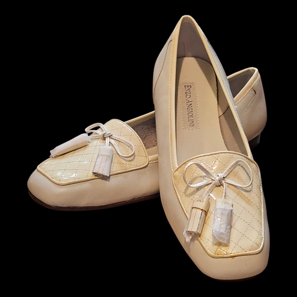 Enzo Angiolini Leather Two-tone Loafers - Picture 2 of 11